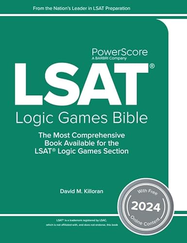 Stock image for PowerScore LSAT Logic Games Bible 2024 for sale by Better World Books
