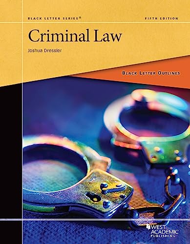 Stock image for Black Letter Outline on Criminal Law for sale by Better World Books