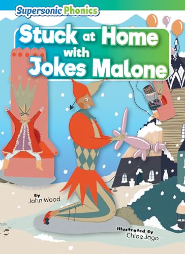 9798888226827: Stuck at Home with Jokes Malone - Decorable Reading for Grades PreK-4, Developmental Learning for Young Readers - Supersonic Phonics Collection (Level 4/5 - Blue/Green Set)