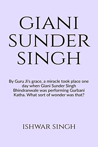 Stock image for Sant Giani Sunder Singh Bhindranwale for sale by PBShop.store US