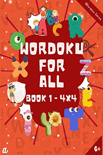 9798888696774: Introduction to Wordoku Level 1 (4X4) - 6-8 years