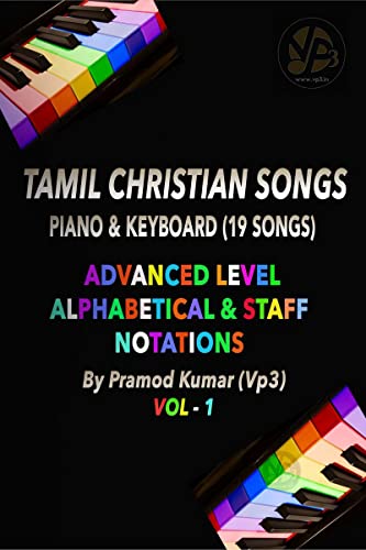 Stock image for Tamil Christian Songs V-1: Piano & Keyboard (19 songs) for sale by Ria Christie Collections