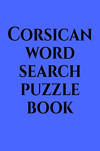 9798889235293: Corsican word search puzzle book