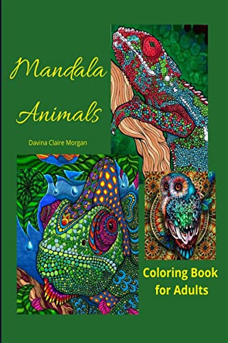 9798889239611: Mandala Animals Coloring Book for Adults: Stress Relieving Mandala Designs with Animals for Adults | 28 Premium coloring pages with amazing designs