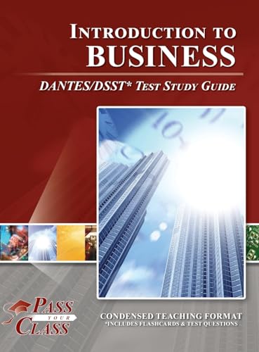 Beispielbild fr Introduction to Business DANTES / DSST Test Study Guide zum Verkauf von PBShop.store US
