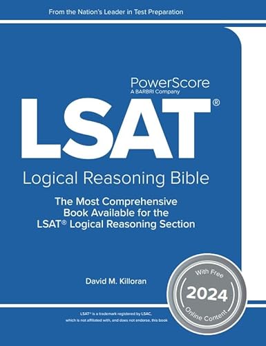 Immagine dell'editore per The PowerScore LSAT Logical Reasoning Bible 2024: Self-Study Prep Strategies for the Logical Reasoning Section of the LSAT (LSAT Prep) venduto da Better World Books