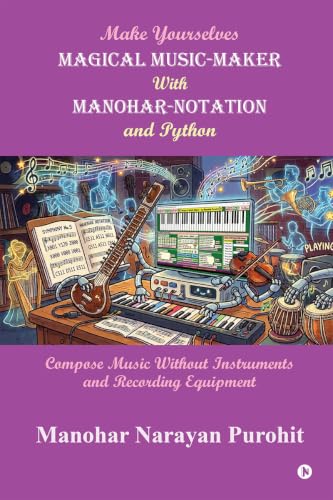 Stock-Bild f�r Make yourselves Magical Music-Maker with Manohar-Notation and Python: Compose Music without instruments and recording equipment