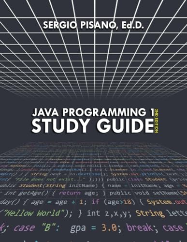 Stock image for Java Programming 1 Study Guide for sale by Better World Books