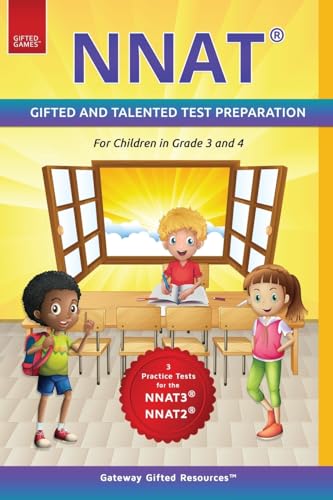 Beispielbild fr NNAT Test Prep Grade 3 and Grade 4 Level D: NNAT3 and NNAT2 Gifted and Talented Test Preparation Book - Practice Test/Workbook for Children in Third Grade and Fourth Grade zum Verkauf von Ria Christie Collections