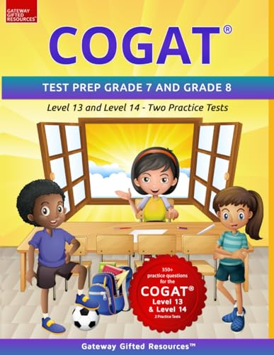 9798985476255: COGAT Test Prep Grade 7 and Grade 8 Level 13 and Level 14: Two Practice Tests
