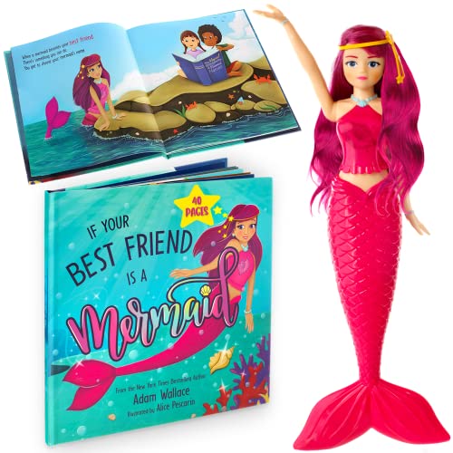 Stock image for If Your Best Friend Is a Mermaid, Mermaid, Mermaid Book, Mermaid Books for Kids by Adam Wallace, Mermaid Hardcover Book for sale by BombBooks