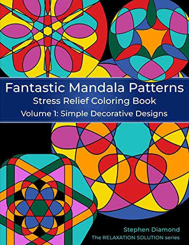 Beispielbild fr Fantastic Mandala Patterns Stress Relief Coloring Book zum Verkauf von PBShop.store US