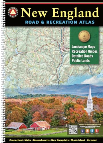 Immagine dell'editore per New England Road and Recreation Atlas - 1st Edition, 2025 (Benchmark) venduto da California Books