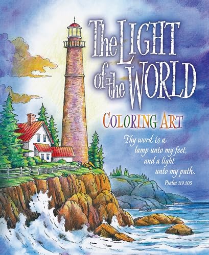 9798986768618: The Light of the World Coloring Art
