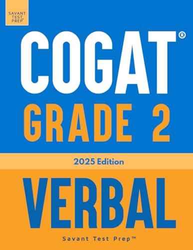 9798998826474: COGAT Grade 2 Verbal: 3 Practice Tests - Level 8
