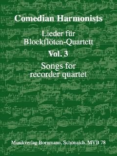 9990000028399: Lieder fr Blockflten-Quartett, Band 3