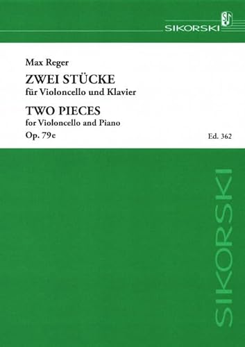 9990050139540: 2 Stcke: fr Violoncello und Klavier. op. 79 e.