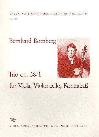 9990050907224: ROMBERG - Trio n 1 Op.38 para Viola, Violoncello y Contrabajo (Partes)