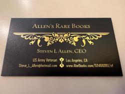 Allen's Rare Books